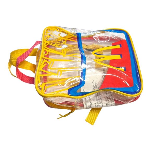 McDonald’s Backpack French Fries Small Clear Plastic Play Food Yellow Red Trim - Picture 5 of 8